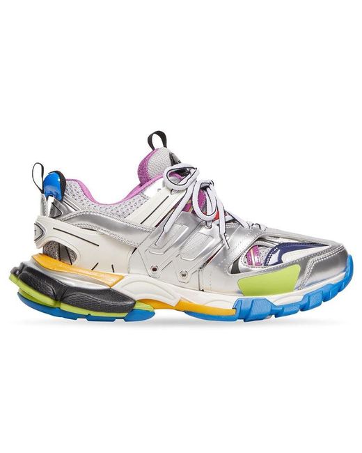 Balenciaga Blue Track Sneaker 'Metallic Multi' for men