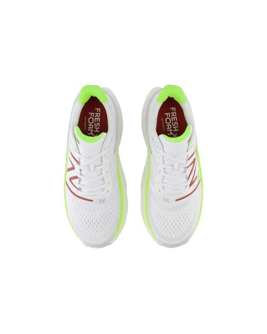 New Balance White Fresh Foam X More V4 'Quartz Brick' for men