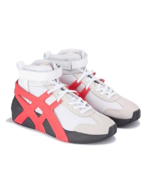 Onitsuka Tiger Red Big Logo Trainer Mid for men