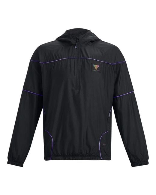 Under Armour Blue Project Rock Anorak Jacket for men