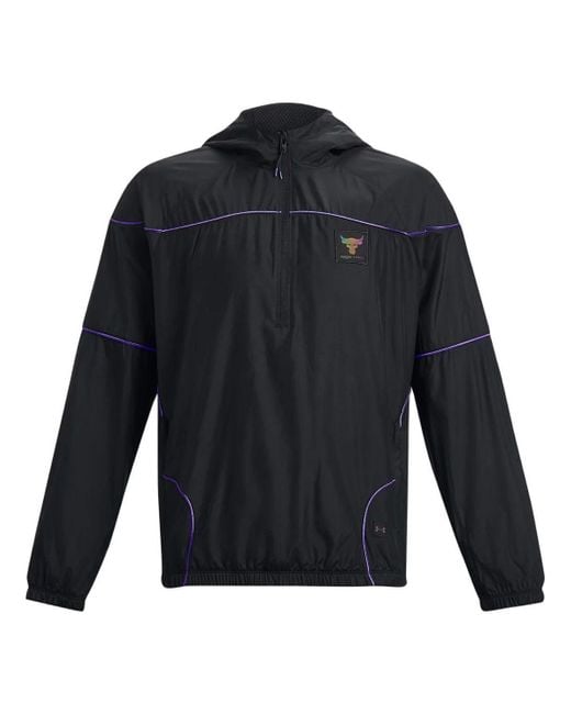 Under Armour Blue Project Rock Anorak Jacket for men