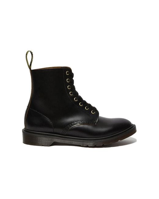 Dr. Martens Black 1460 Vintage Smooth Leather Lace Up Boots for men