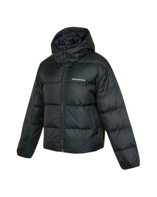 Converse Gray (Wmns) Short Down Textile Jacket