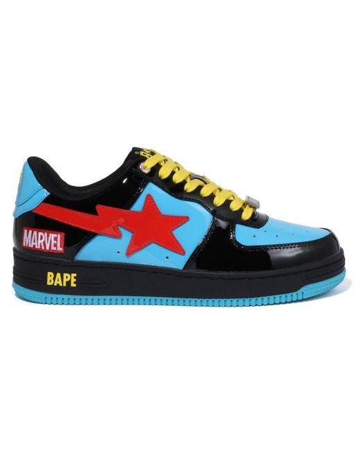 A Bathing Ape Blue X Marvel Comics Bape Sta Low 0Zxshm191907J-Bkk