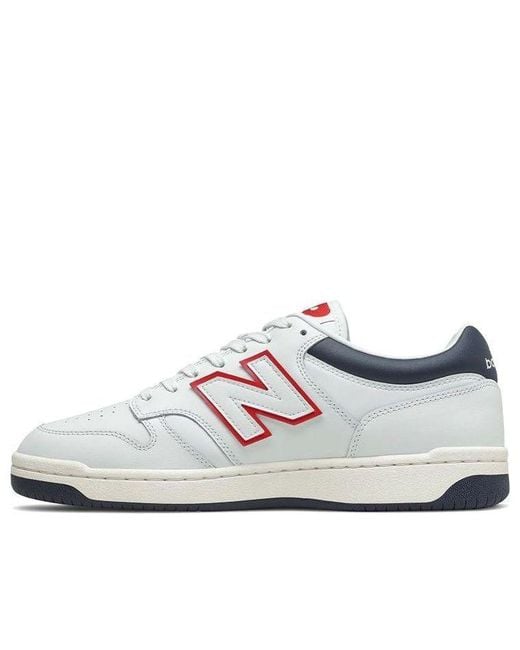 New Balance White 480 Universal Trainers for men