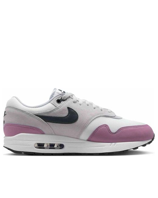 Nike White Air Max 1 Essential Wolf' for men