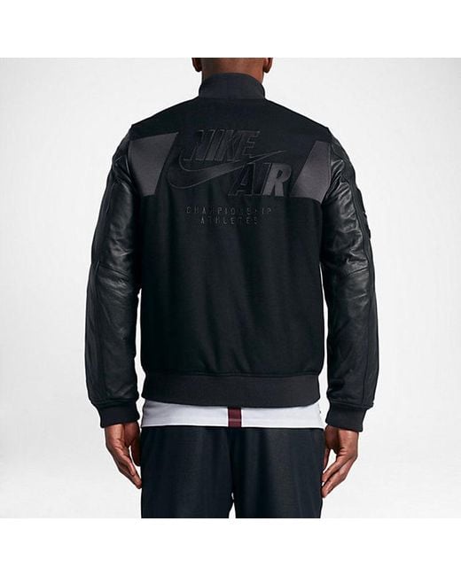Nike Black Destroyer Jacket Pattern Windproof Stay Warm for men
