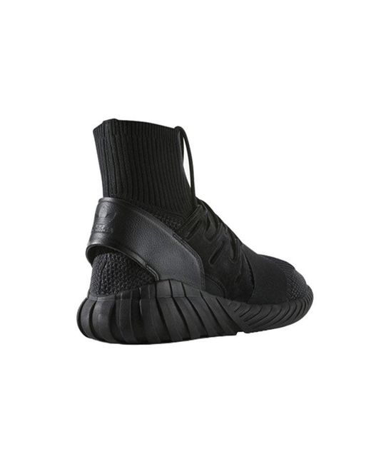 Adidas Black Tubular Doom Primeknit for men