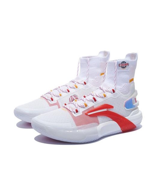 Li-ning White Speed 9 High 'Team China' for men