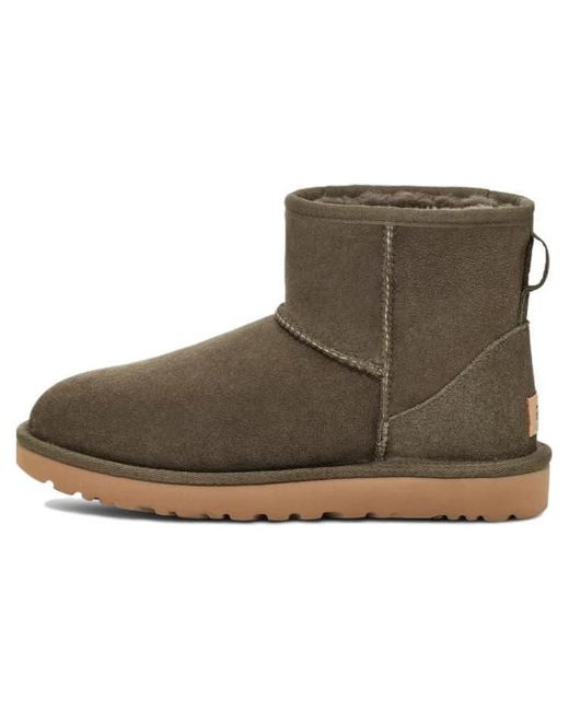 Ugg Brown (Wmns) Classic Mini Ii Boot 'Moss'