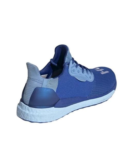 Adidas Blue X Pharrell Solar Hu Glide 'Power' for men