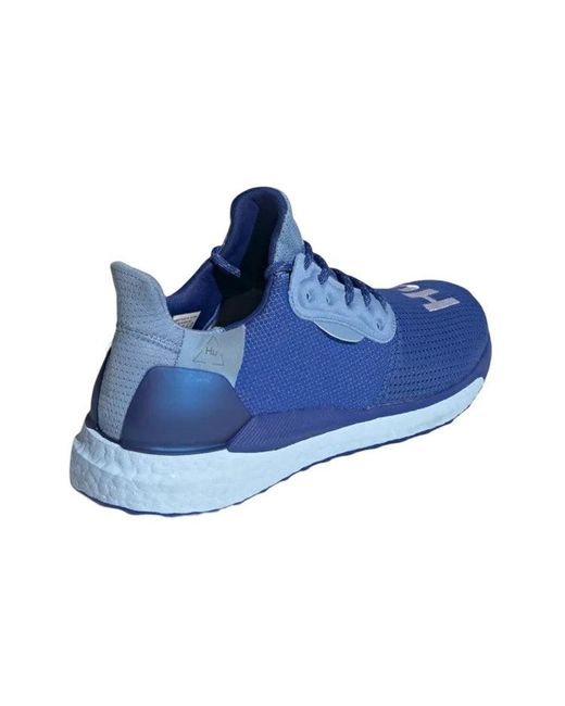 Adidas Blue X Pharrell Solar Hu Glide 'Power' for men