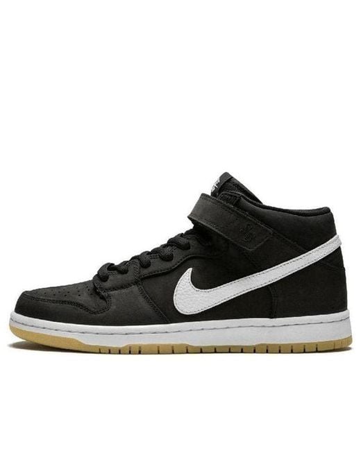 Nike Black Sb Dunk Mid Label' for men