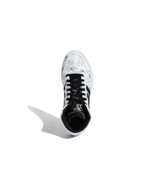 Adidas White X Sesame Street Hoops 3.0 for men