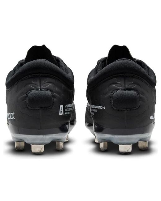 Nike Black (Wmns) Hyperdiamond 4 Elite Iron Pure Platinum'