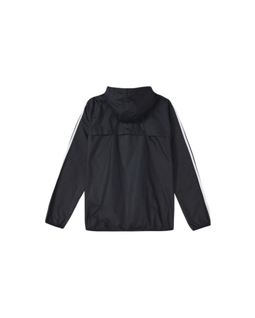 Adidas Black Casual Sports Woven Hooded Windproof Jacket for men