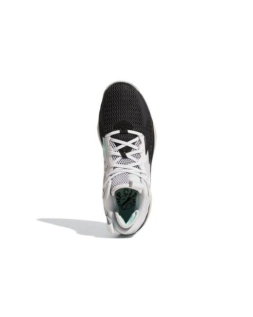 Adidas White Dame 8 'Dash' for men