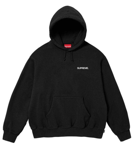 Supreme Black Immortal Hooded Sweatshirt for men