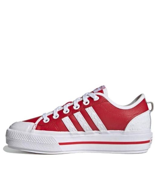 Adidas Red (Wmns) Nizza Rf Platform 'Heart Embossed
