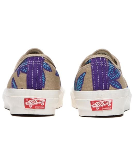 Vans Blue Og Authentic Lx 'Sweet Leaf for men