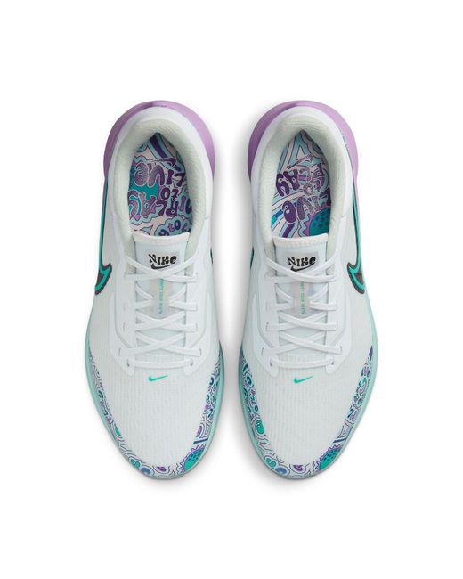 Nike Blue Air Zoom Infinity Tour Nxt% Nrg Golf Shoes for men