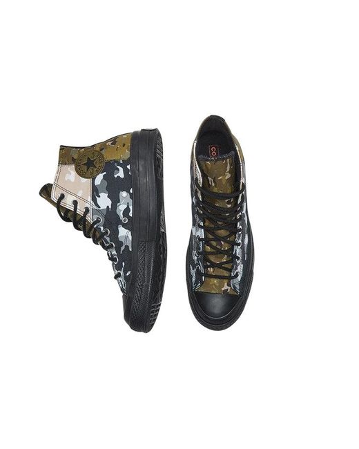Converse Black Chuck 70 High 'Patchwork Blocked for men