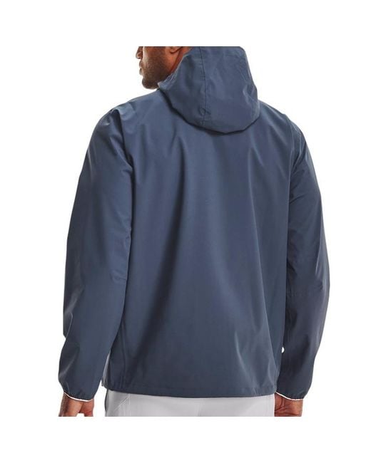 Under Armour Blue Stormproof Cloudstrike Stretch Jacket for men