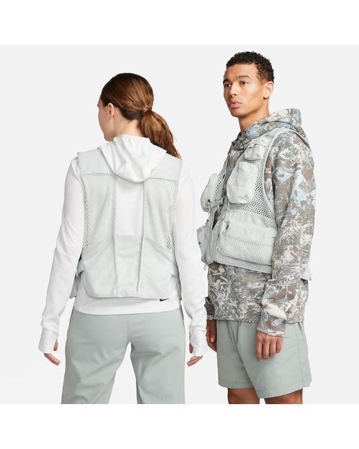 Nike Gray Acg Buttles Vest 'Light' for men