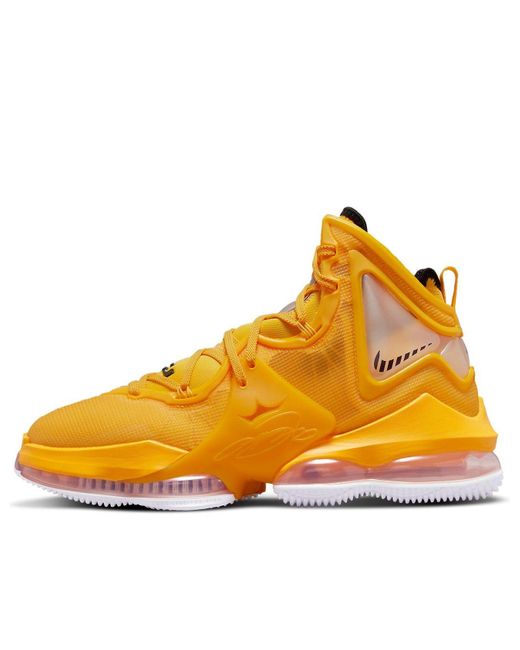 Nike Yellow Lebron 19 Ep 'Hard Hat' for men