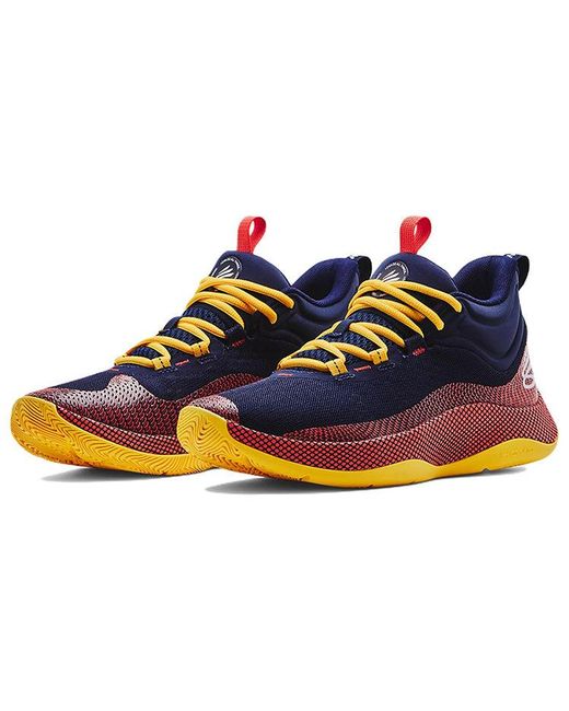 Under Armour Blue Curry Hovr Splash 'Midnight Taxi' for men