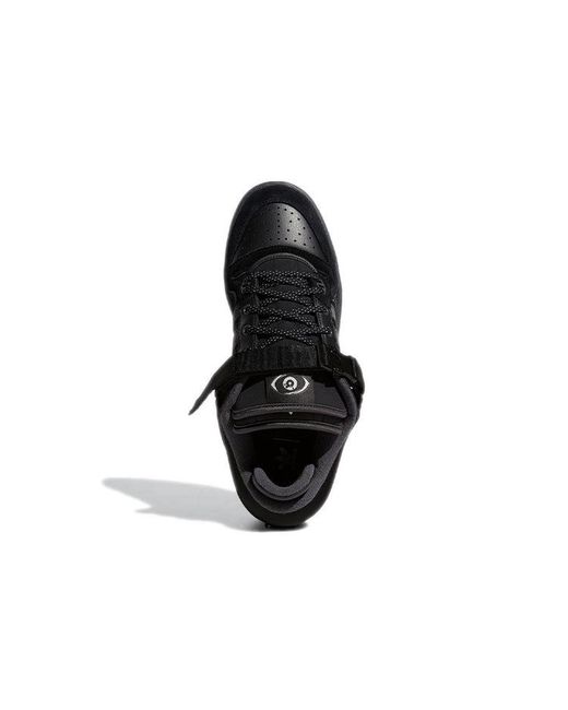 Adidas Black X Bad Bunny Forum Buckle Low 'Back To School' for men