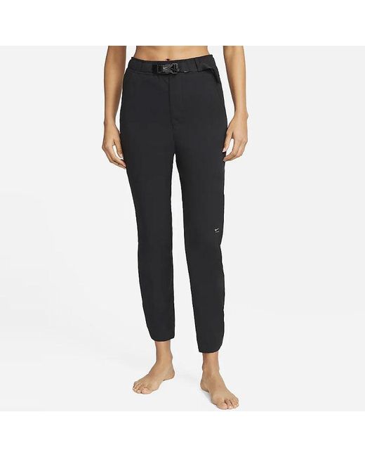 Nike Black X Mmw Crossover Ss22 Elastic Waist Solid Color Casual Long Pants/Trousers Autumn for men
