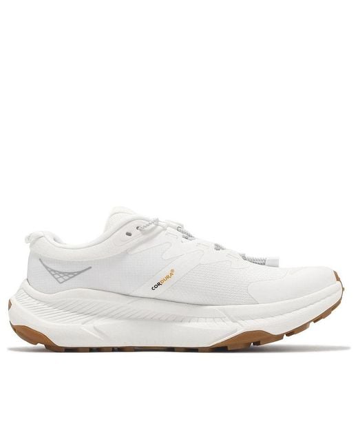 Hoka One One White (Wmns) Transport Wide Gum'