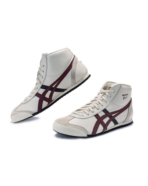 Onitsuka Tiger Gray Mexico Mid Runner 'Creamwhite' for men