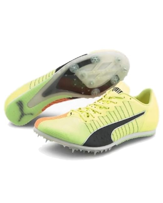 PUMA Yellow Evospeed Tokyo Future Jump Track And Field for men