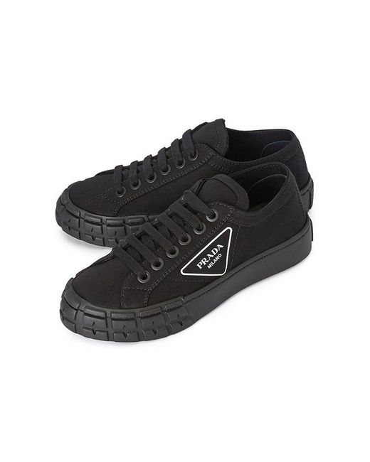 Prada Black (Wmns) Cassetta Wheel Sneakers