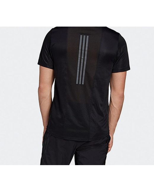 Adidas Black Trg Tee Hrdy Sports Training Short Sleeve for men