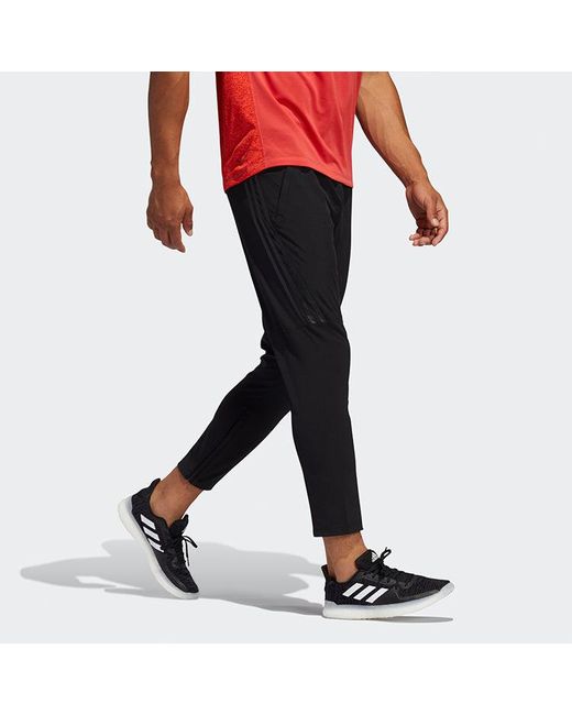 Adidas Black Logo Printing Cone Training Pants for men