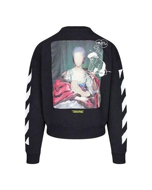 Off-White c/o Virgil Abloh Blue C/O Virgil Abloh Diag Mariana De Silva Over Sweatshirt for men