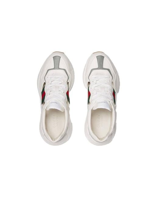 Gucci White Rhyton 'Cut Out' for men
