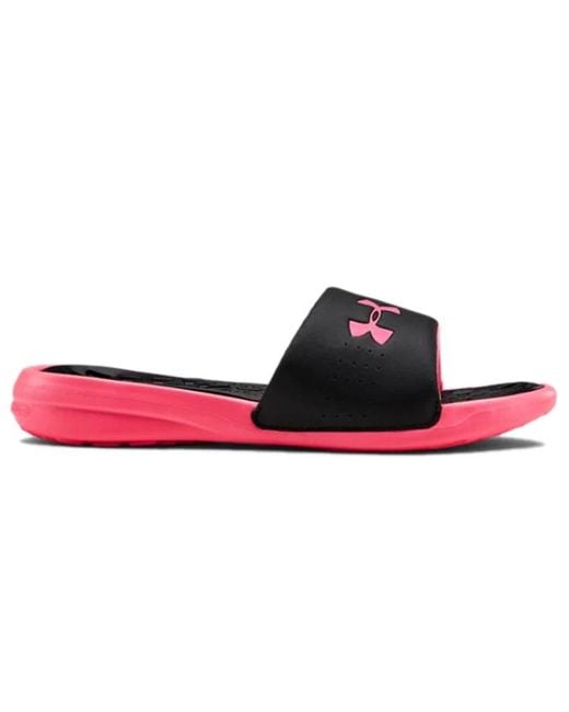 Under Armour Red (Wmns) Playmaker Fixed Strap Slide