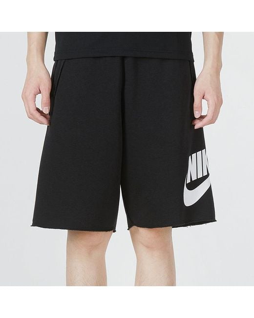Nike Blue As Sportswear Spe Ft Alumni Short Logo for men