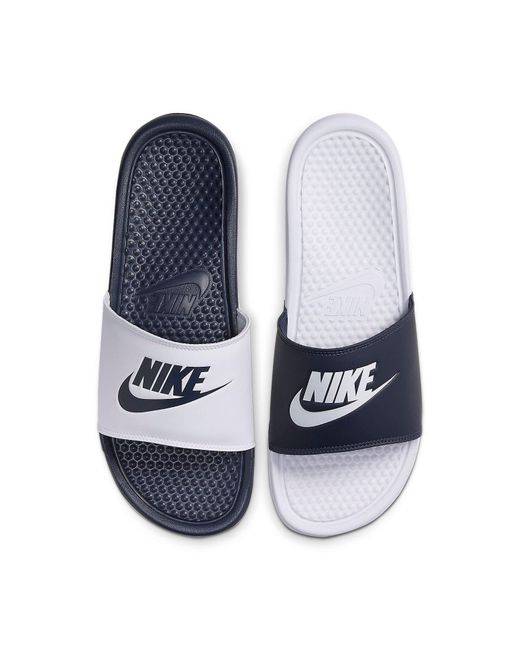 Nike Blue Benassi Jdi Mismatch for men