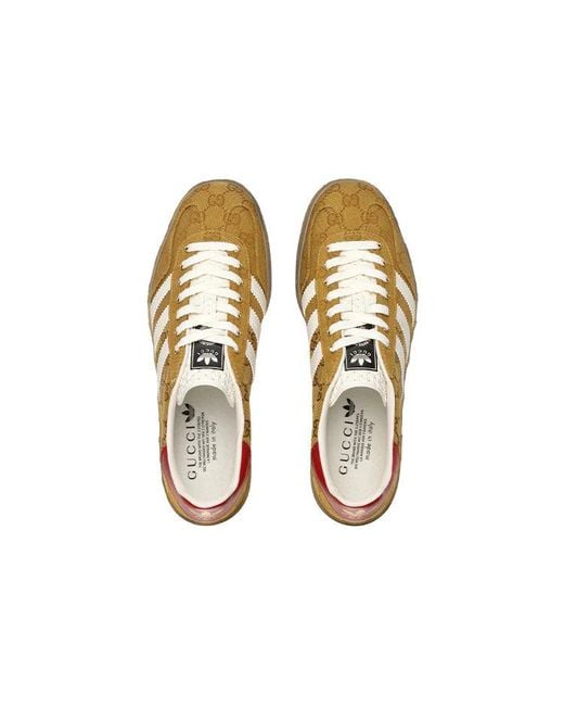 Gucci Brown Adidas X Gazelle 'Gg Monogram' for men