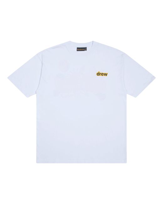 Drew House White Doodle Joy T-Shirt for men