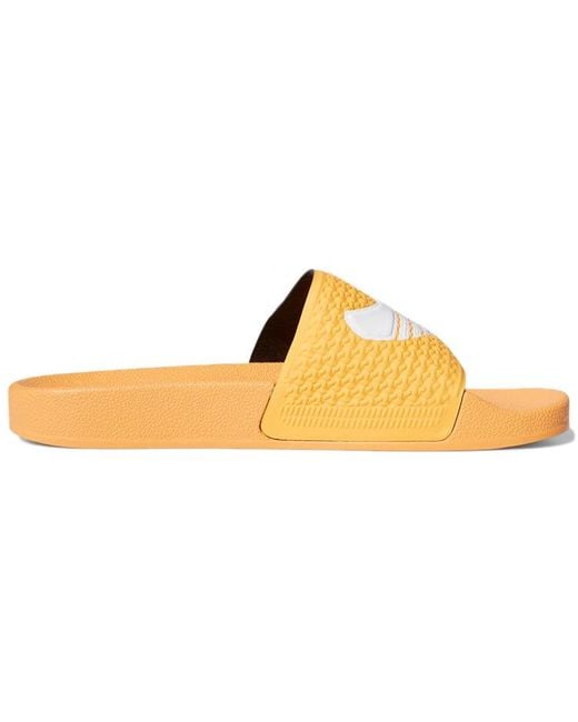 Adidas Yellow Mark Gonzales X Shmoofoil Slide 'Hazy' for men