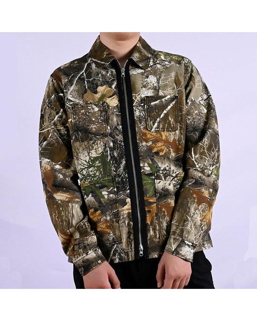 Converse Green Full-Page Print Jacket Camouflage for men