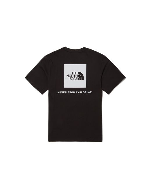 The North Face Black Ss22 Nse Box Logo T-Shirt for men
