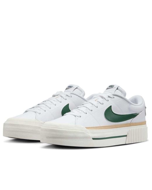 Nike White (Wmns) Court Legacy Lift Sail Fir'