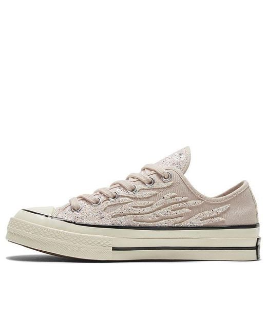 Converse White (Wmns) Chuck Taylor All Star 1970S Classic Glitter Shine Low Top Sneakers